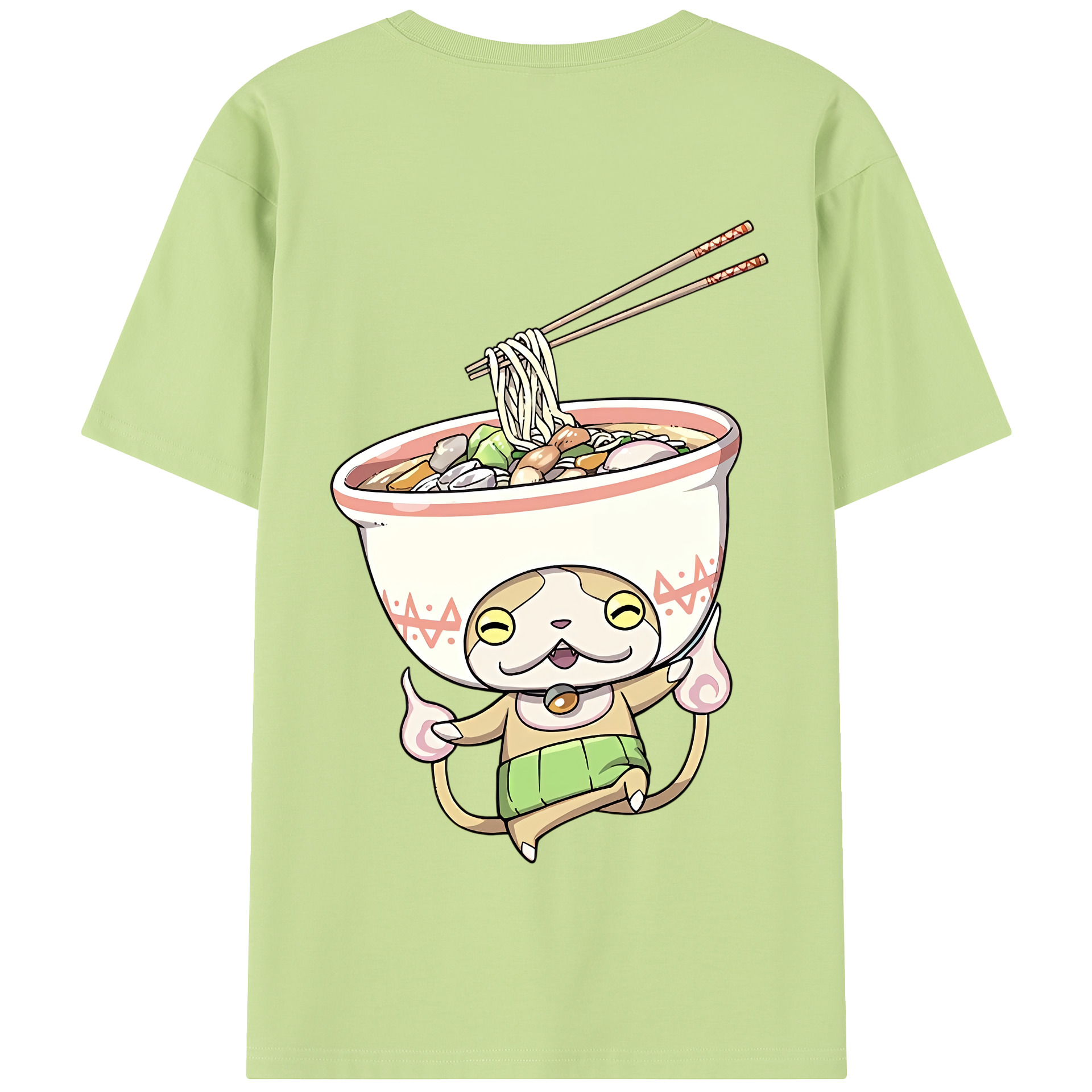 （画像用） 妖怪ウォッチ Yo-kai Watch 綿100％半袖Tシャツ（背面プリント）